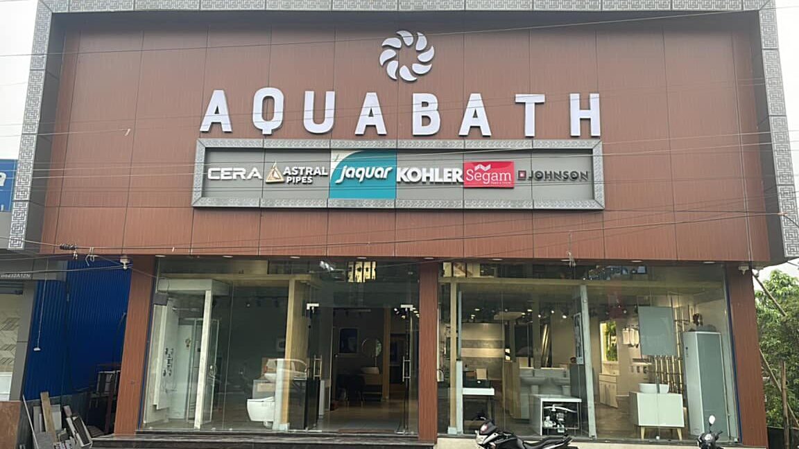 Aqua Bath Sanitary Ware , Bath Fittings , Floor Tiles, Wall Tiles , Water Tanks , Plumbing Pipes , Accessories , Water Heater , Geyser , Allied , Jaquar , Cera , Kohler , Astral , Johnson , Segam , Sintex , Nirali , Jayna , Supreme , Ashirvad